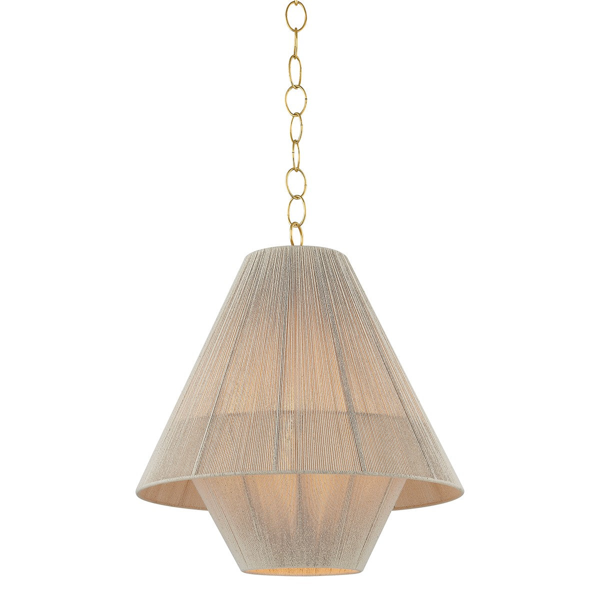 Mitzi - H988701S-AGB - One Light Pendant - Eleanor - Aged Brass