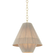 Mitzi - H988701S-AGB - One Light Pendant - Eleanor - Aged Brass