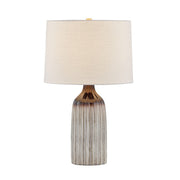 Mitzi - HL1031201-AGB/CAF - One Light Table Lamp - Raisa - Aged Brass/Ceramic Affogato