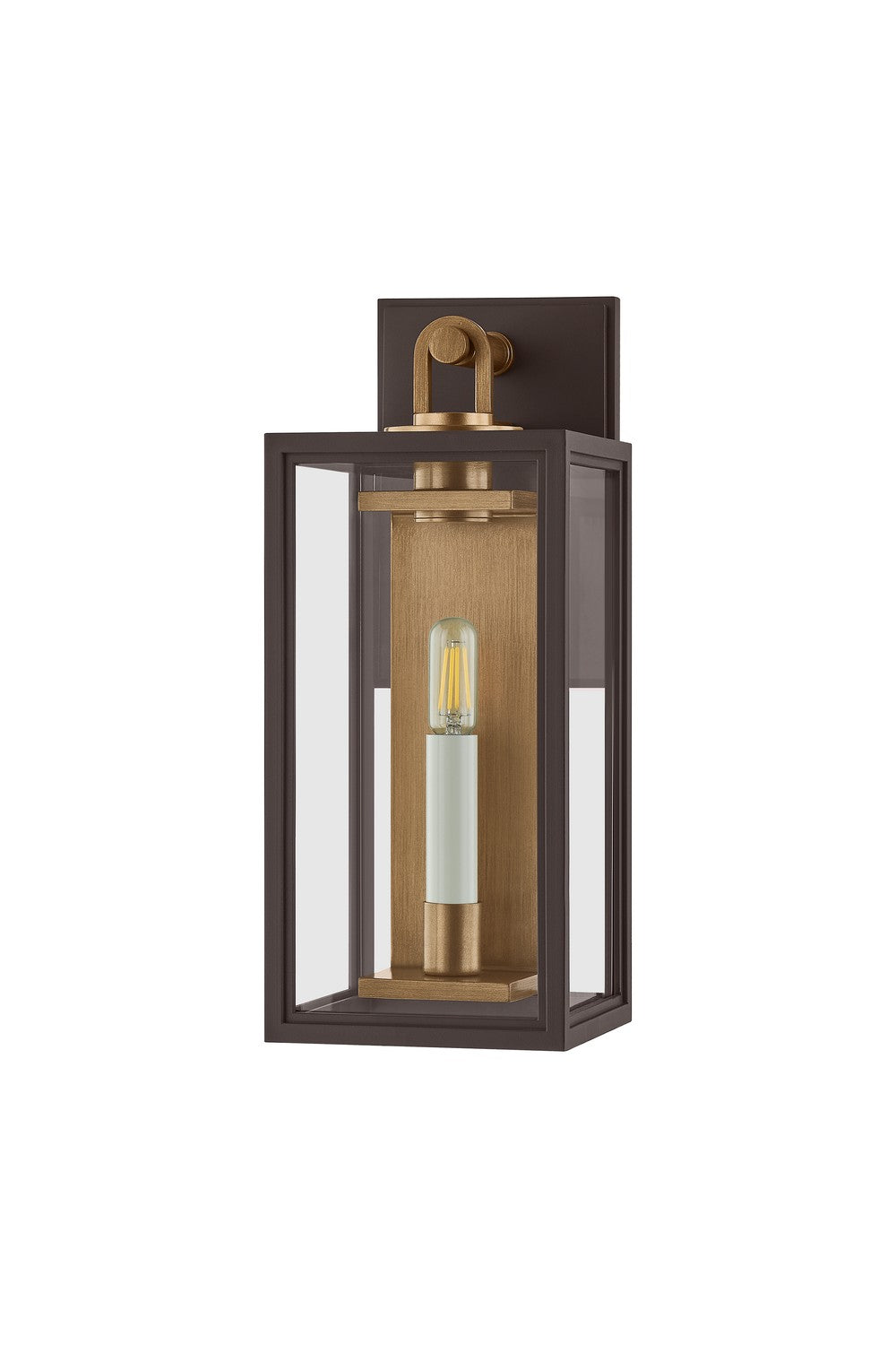 Troy Lighting - B6515-PBR/TBZ - One Light Wall Sconce - Arnold - Patina Brass/Textured Bronze