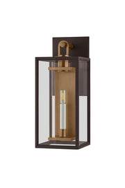 Troy Lighting - B6520-PBR/TBZ - One Light Wall Sconce - Arnold - Patina Brass/Textured Bronze