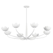 Troy Lighting - F2048-GSW - Eight Light Chandelier - Arcata - Gesso White