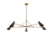 Troy Lighting - F4369-PBR/BRZ - Five Light Chandelier - Andersen - Patina Brass/Bronze