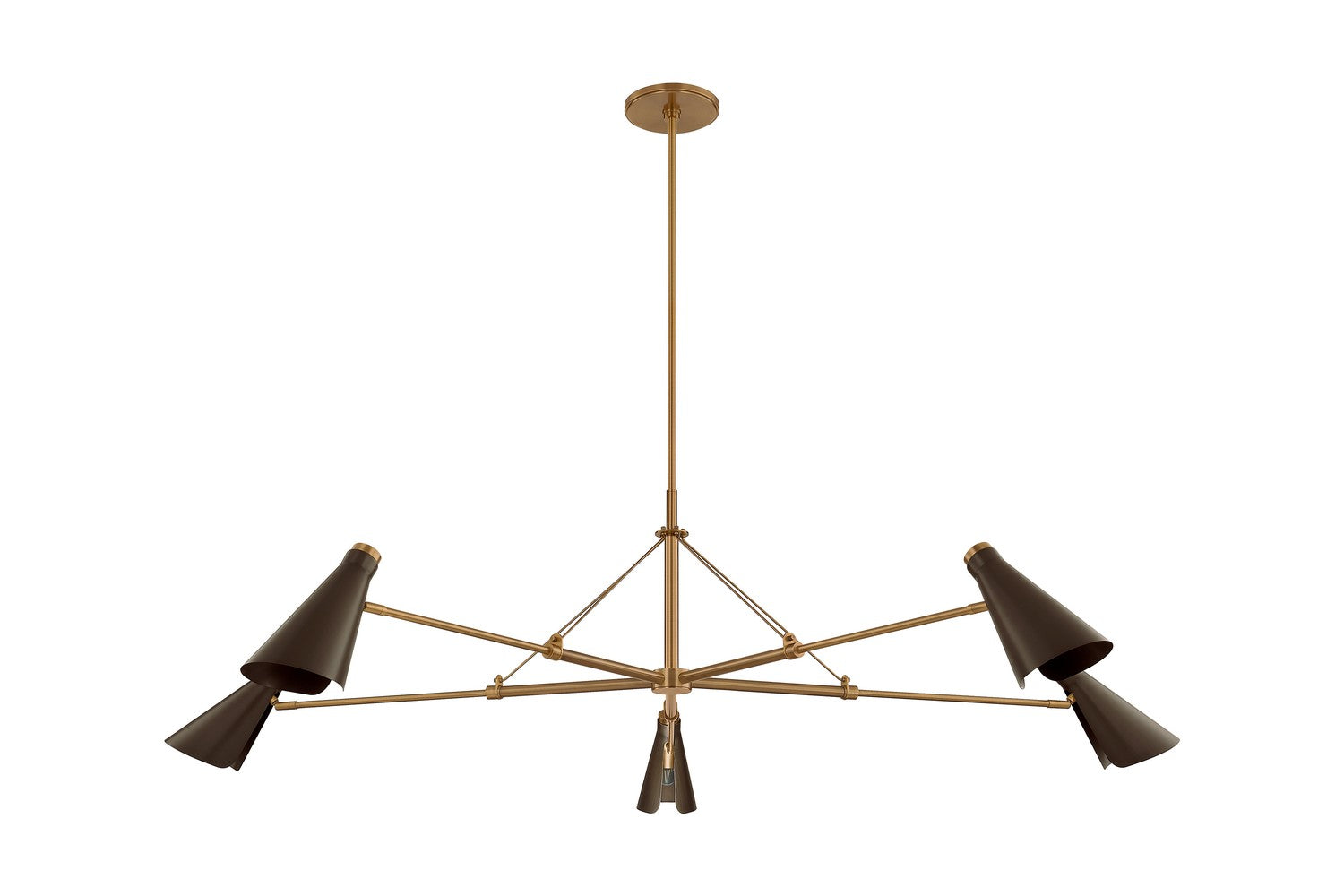 Troy Lighting - F4369-PBR/BRZ - Five Light Chandelier - Andersen - Patina Brass/Bronze