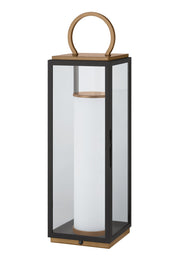 Troy Lighting - RTL6729-PBR/TBK - LED Table Lamp - Gareth - Patina Brass/Textured Black