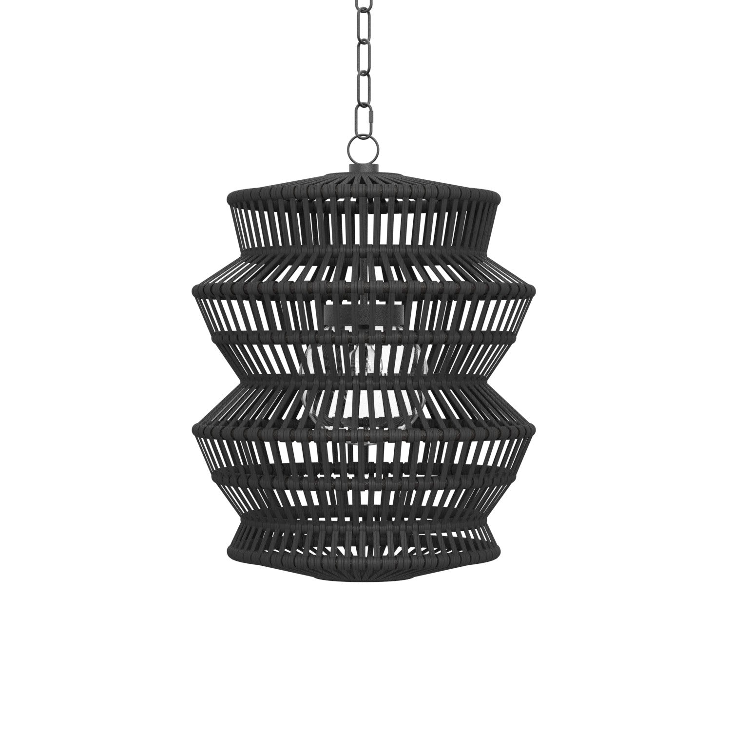 Gabby - 1433 - One Light Outdoor Pendant - Mckenna - Onyx