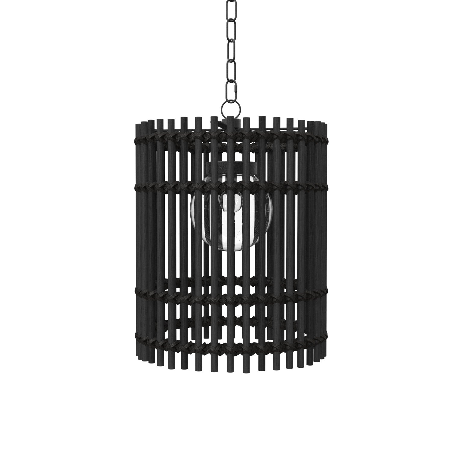Gabby - 1436 - One Light Outdoor Pendant - Sherman - Black/Walnut