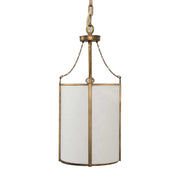 Gabby - SCH-158350 - One Light Pendant - Ida - Antique Bronze/White Linen/White Acrylic Diffuser