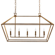 Gabby - SCH-160005 - Five Light Chandelier - Adler - Vintage Gold