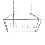 Gabby - SCH-160025 - Five Light Chandelier - Amelia - Antique Silver Leaf