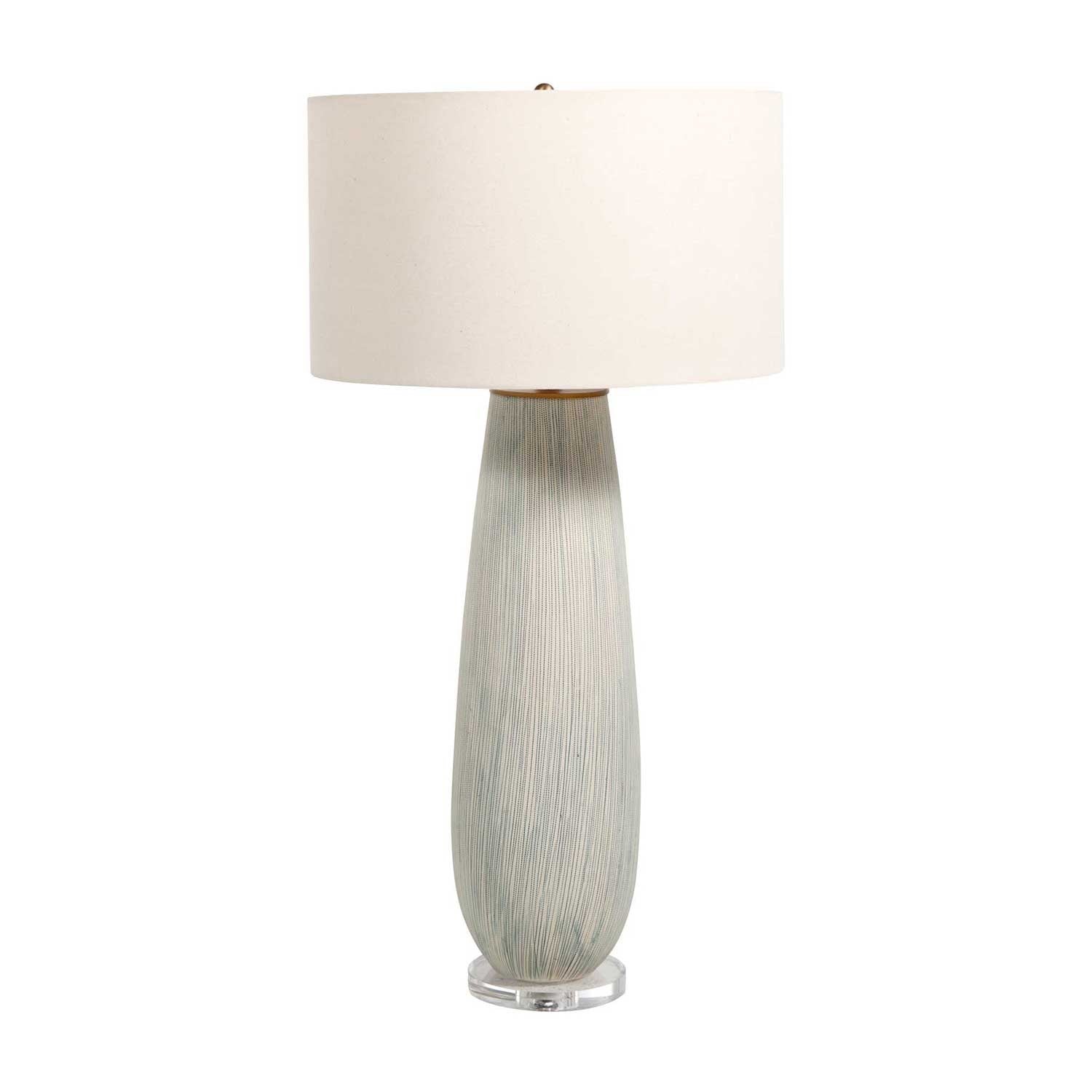 Gabby - SCH-163410 - One Light Table Lamp - Tristan - Antique Brass/Blue and White Dotted Ceramic
