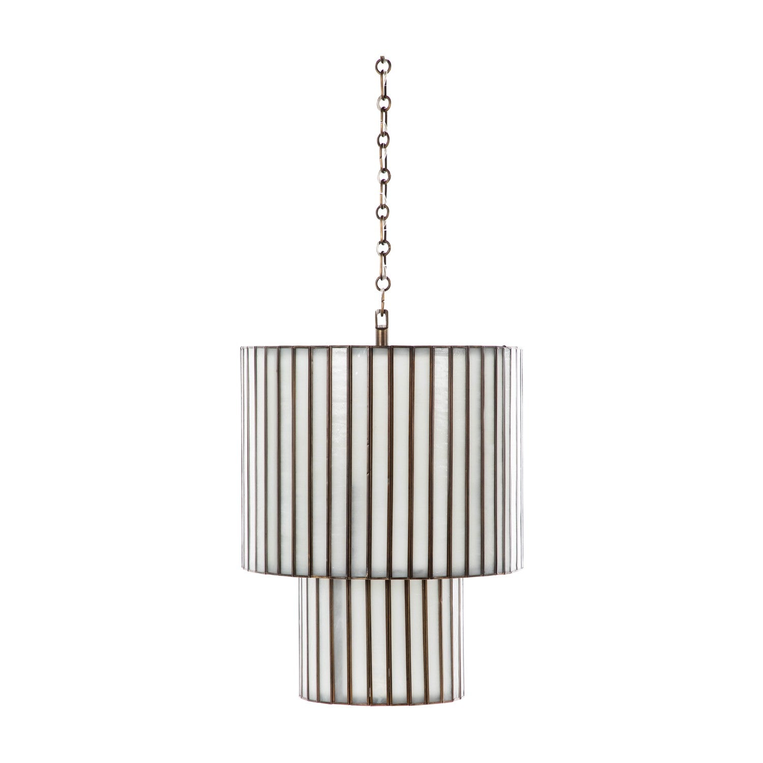 Gabby - SCH-175018 - One Light Pendant - Fulbright - Brushed Brass/Mercury Glass