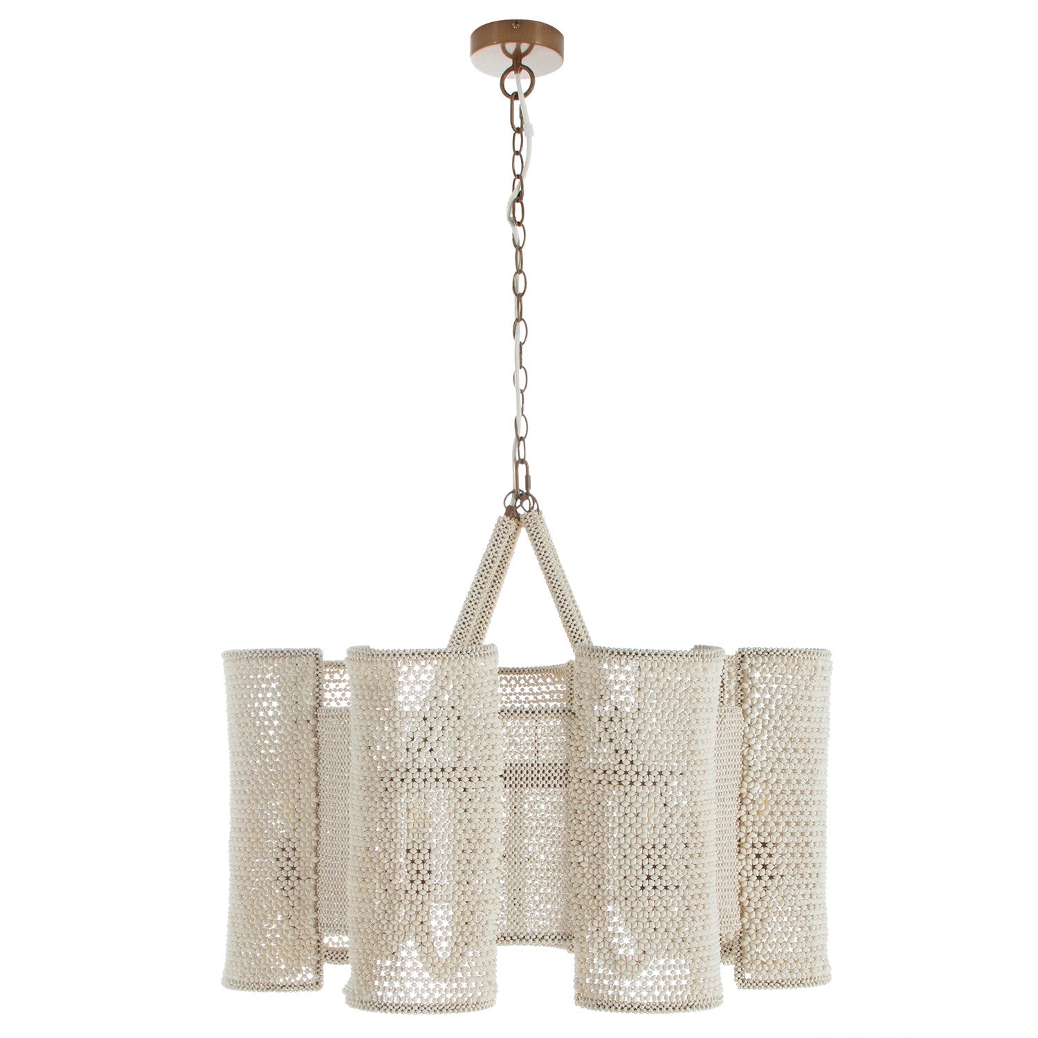Gabby - SCH-175458 - Seven Light Chandelier - Teagan - Winter White/Natural