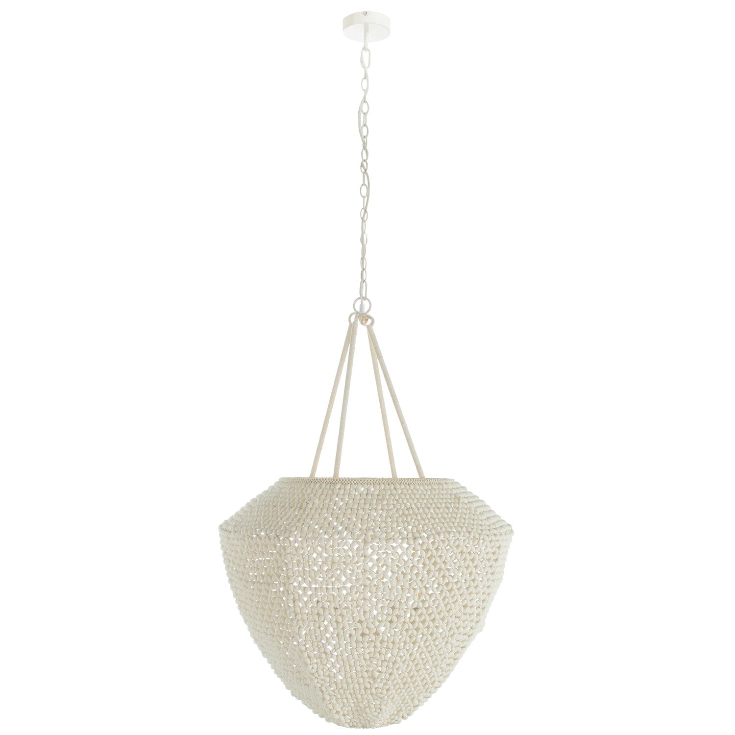 Gabby - SCH-175461 - Four Light Pendant - Rita Oval - Winter White/Natural