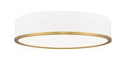 Z-Lite - 1018F20-MW-MGLD-LED - LED Flush Mount - Bradley - Matte White / Modern Gold