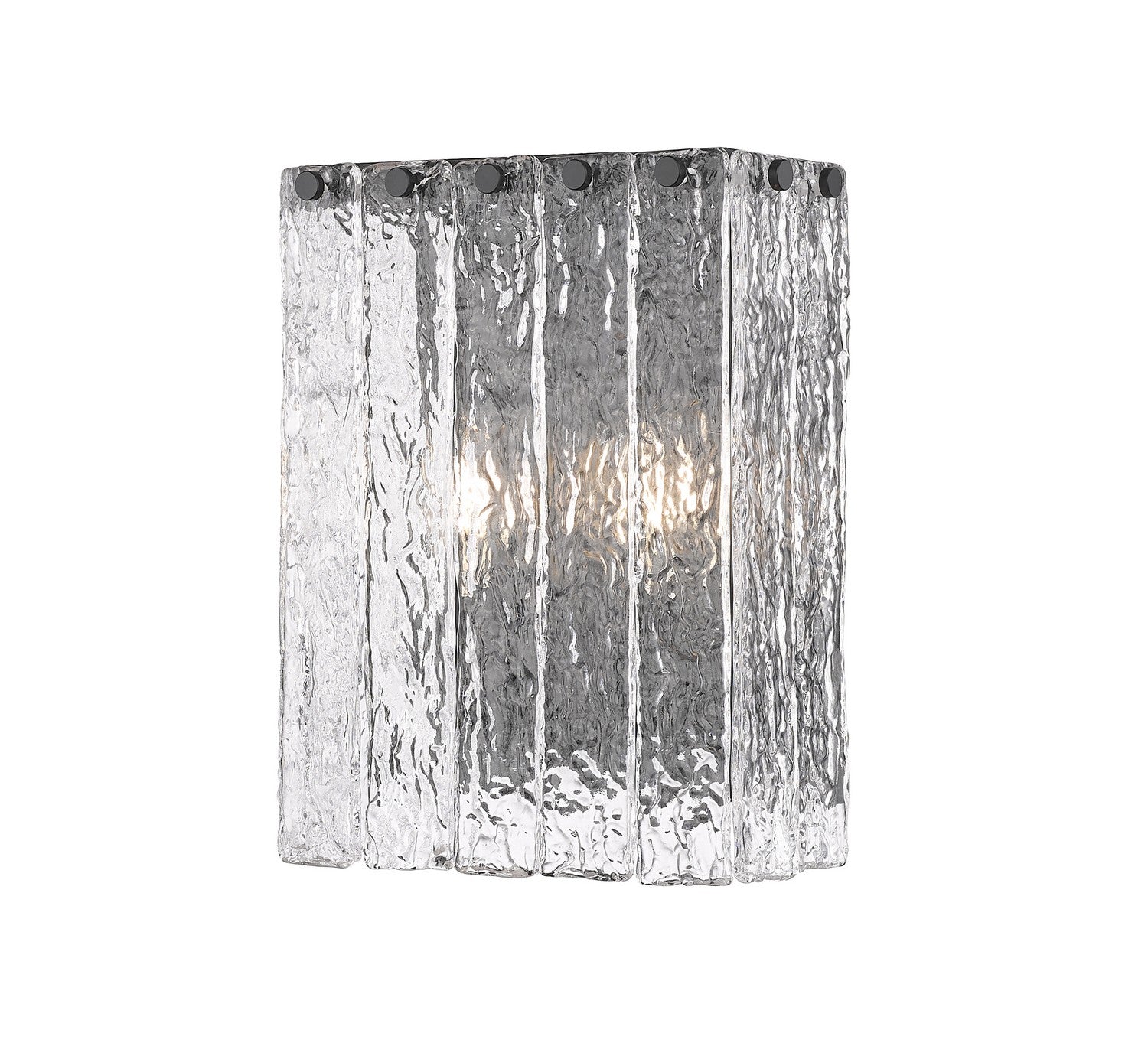 Z-Lite - 1943-2S-MB - Two Light Wall Sconce - Glacier - Matte Black