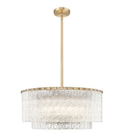 Z-Lite - 1943P26-2-MGLD - Ten Light Pendant - Glacier - Modern Gold