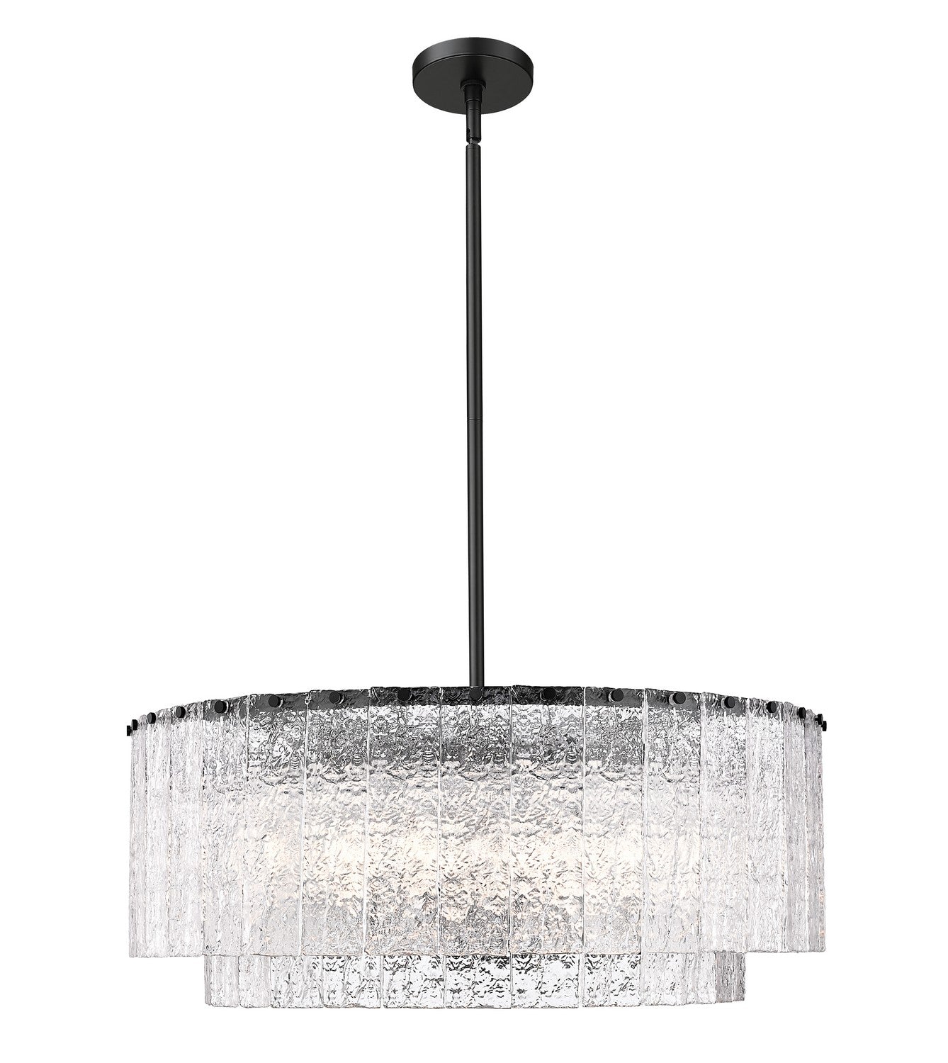 Z-Lite - 1943P32-2-MB - 12 Light Pendant - Glacier - Matte Black