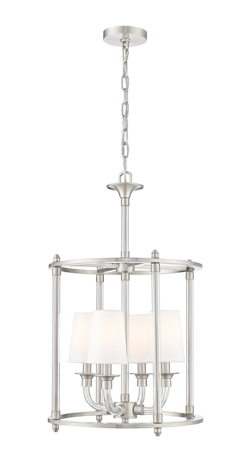 Z-Lite - 1950-4C-BN - Four Light Chandelier - Katerina - Brushed Nickel