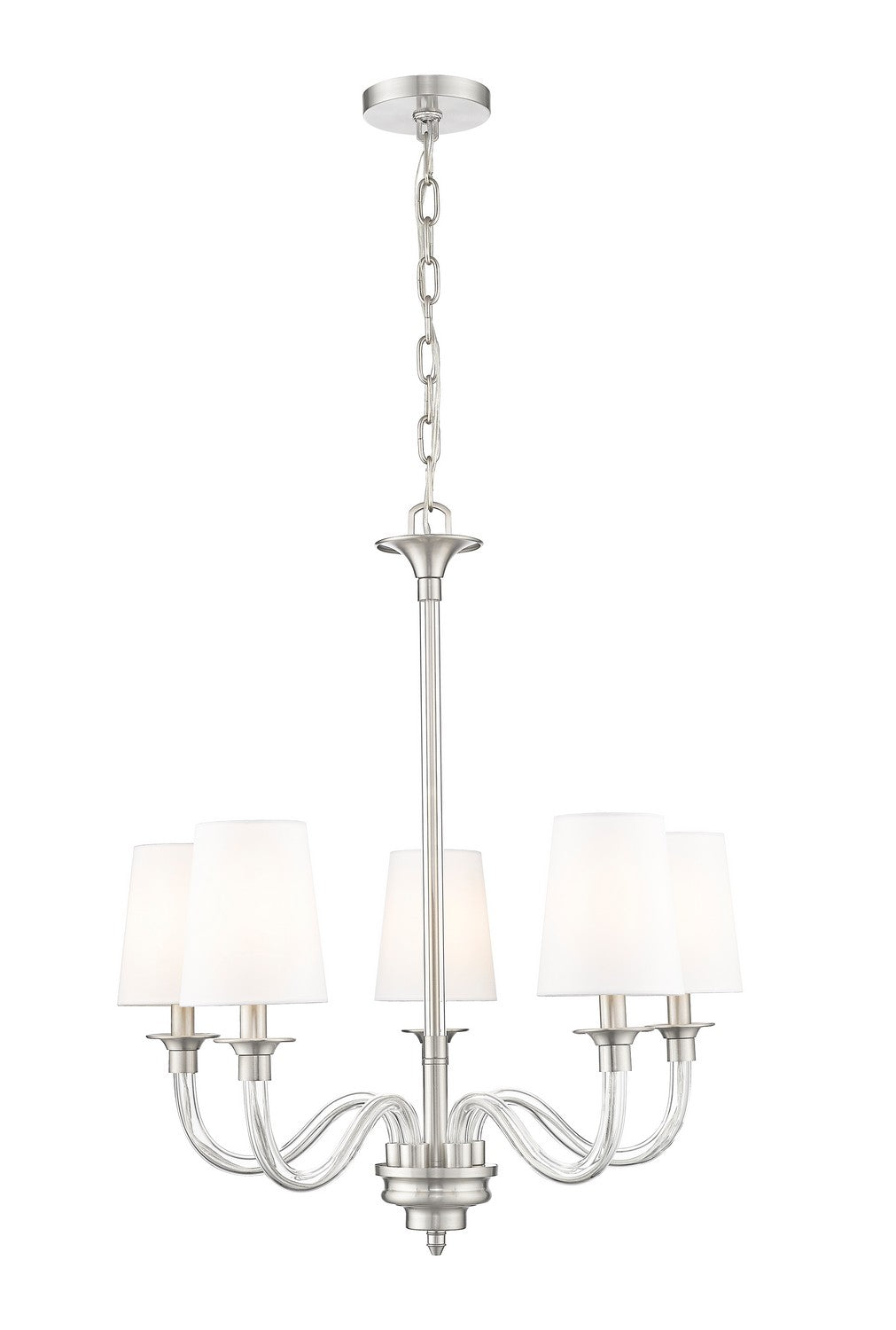 Z-Lite - 1950-5BN - Five Light Chandelier - Katerina - Brushed Nickel