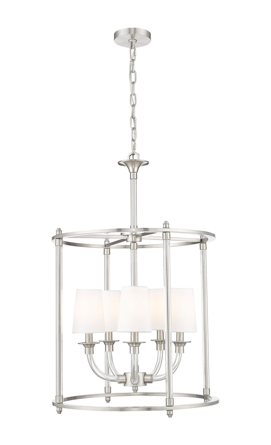 Z-Lite - 1950-5C-BN - Five Light Chandelier - Katerina - Brushed Nickel