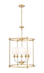 Z-Lite - 1950-5C-RB - Five Light Chandelier - Katerina - Rubbed Brass