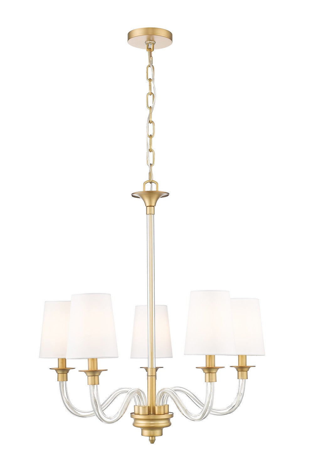 Z-Lite - 1950-5RB - Five Light Chandelier - Katerina - Rubbed Brass