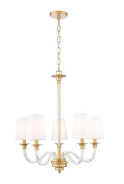 Z-Lite - 1950-5RB - Five Light Chandelier - Katerina - Rubbed Brass