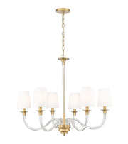 Z-Lite - 1950-6RB - Six Light Chandelier - Katerina - Rubbed Brass