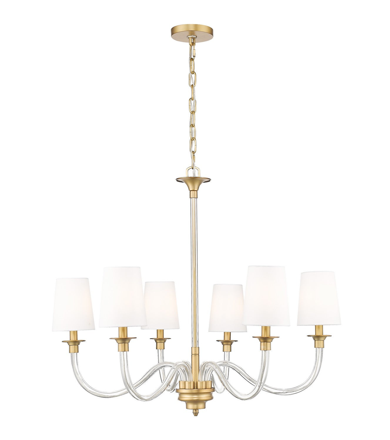 Z-Lite - 1950-6RB - Six Light Chandelier - Katerina - Rubbed Brass