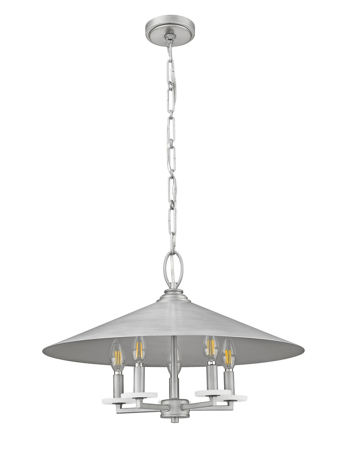 Z-Lite - 1953-22SPT - Five Light Pendant - Rialto - Signature Pewter