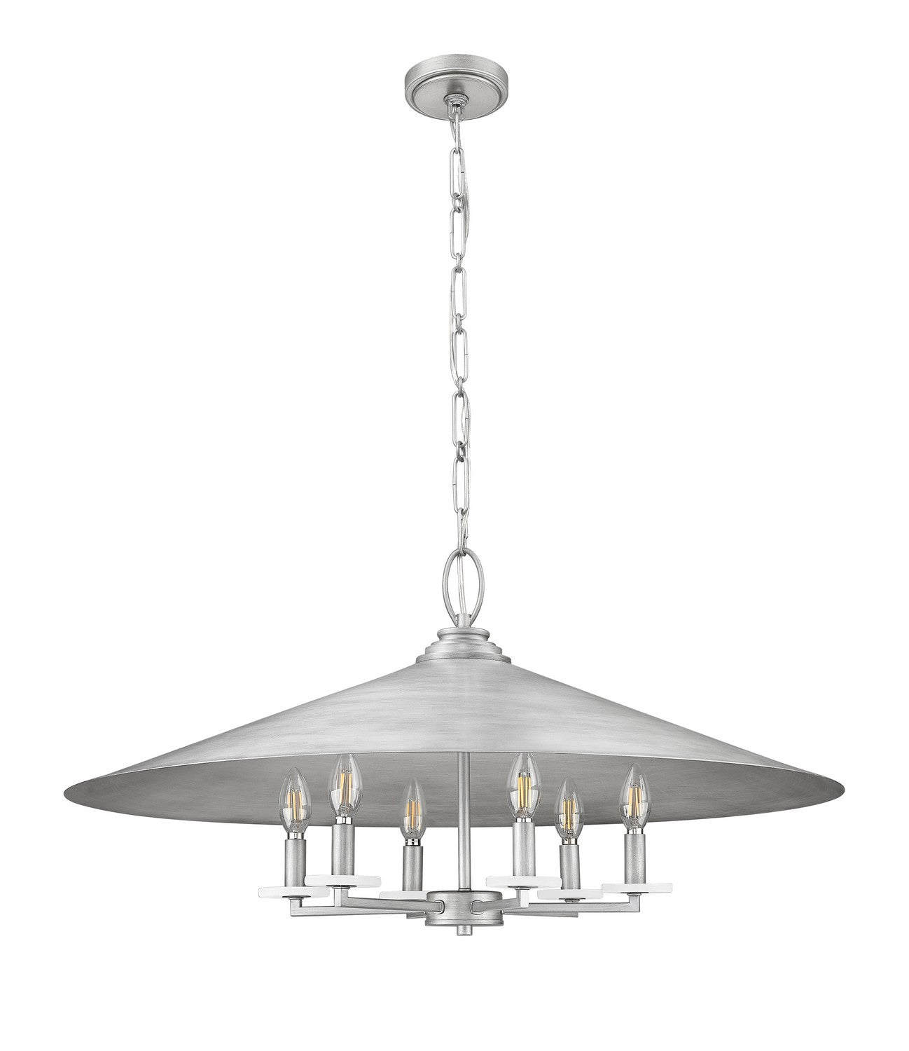 Z-Lite - 1953-32SPT - Six Light Pendant - Rialto - Signature Pewter