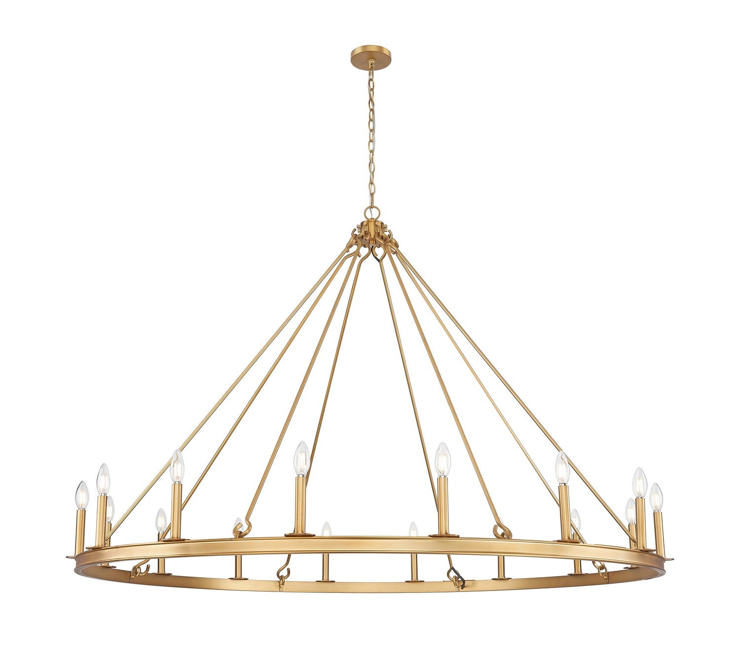 Z-Lite - 482R-16RB - 16 Light Chandelier - Barclay - Rubbed Brass