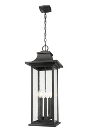 Z-Lite - 5017CHXL-BK - Six Light Outdoor Chain Mount - Tiberius - Black