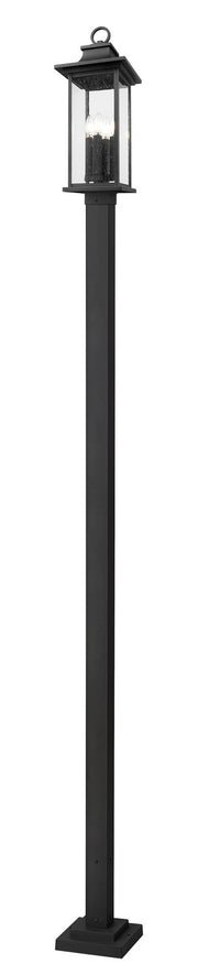 Z-Lite - 5017PHBS-536P-BK - Four Light Outdoor Post Mount - Tiberius - Black