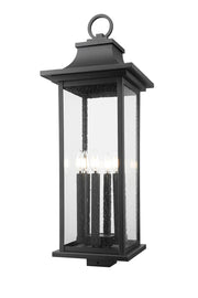 Z-Lite - 5017PHXLS-BK - Six Light Outdoor Post Mount - Tiberius - Black
