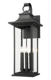 Z-Lite - 5017XL-BK - Six Light Outdoor Wall Mount - Tiberius - Black