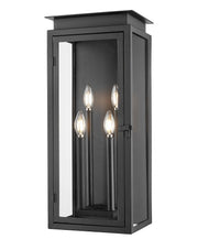 Z-Lite - 5018B-BK - Four Light Outdoor Wall Mount - Nova - Black