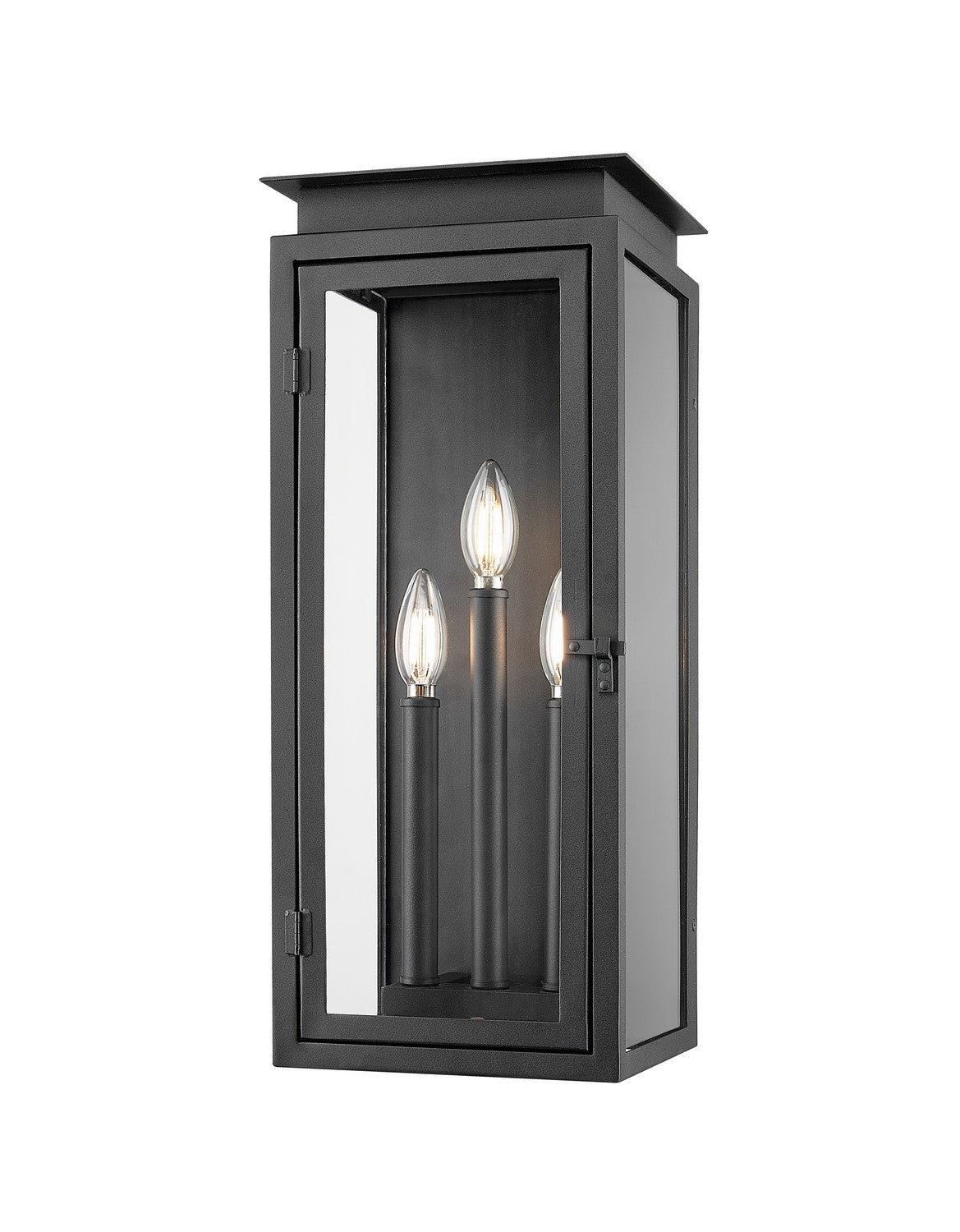 Z-Lite - 5018M-BK - Three Light Outdoor Wall Mount - Nova - Black