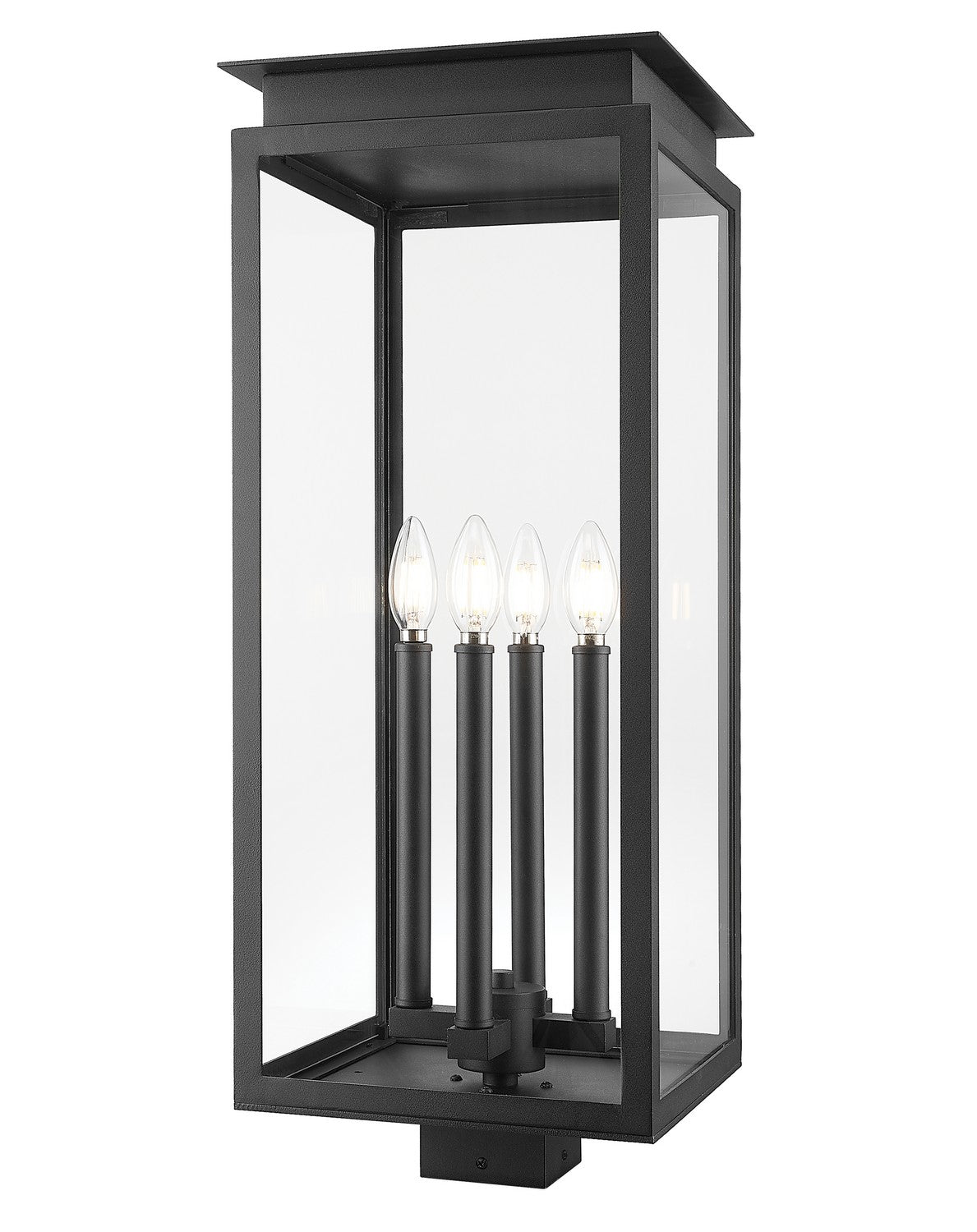 Z-Lite - 5018PHBS-BK - Four Light Outdoor Post Mount - Nova - Black