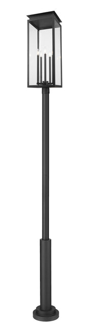 Z-Lite - 5018PHXLR-5010P-BK - Five Light Outdoor Post Mount - Nova - Black