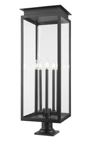 Z-Lite - 5018PHXLR-533PM-BK - Five Light Outdoor Pier Mount - Nova - Black