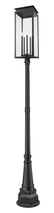 Z-Lite - 5018PHXLR-564P-BK - Five Light Outdoor Post Mount - Nova - Black