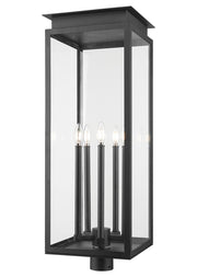 Z-Lite - 5018PHXLR-BK - Five Light Outdoor Post Mount - Nova - Black