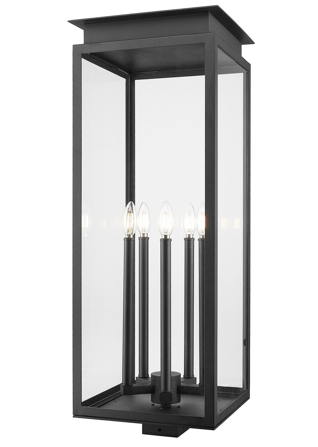 Z-Lite - 5018PHXLS-BK - Five Light Outdoor Post Mount - Nova - Black