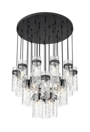 Z-Lite - 7002P5-27R-MB - 27 Light Chandelier - Fontaine - Matte Black