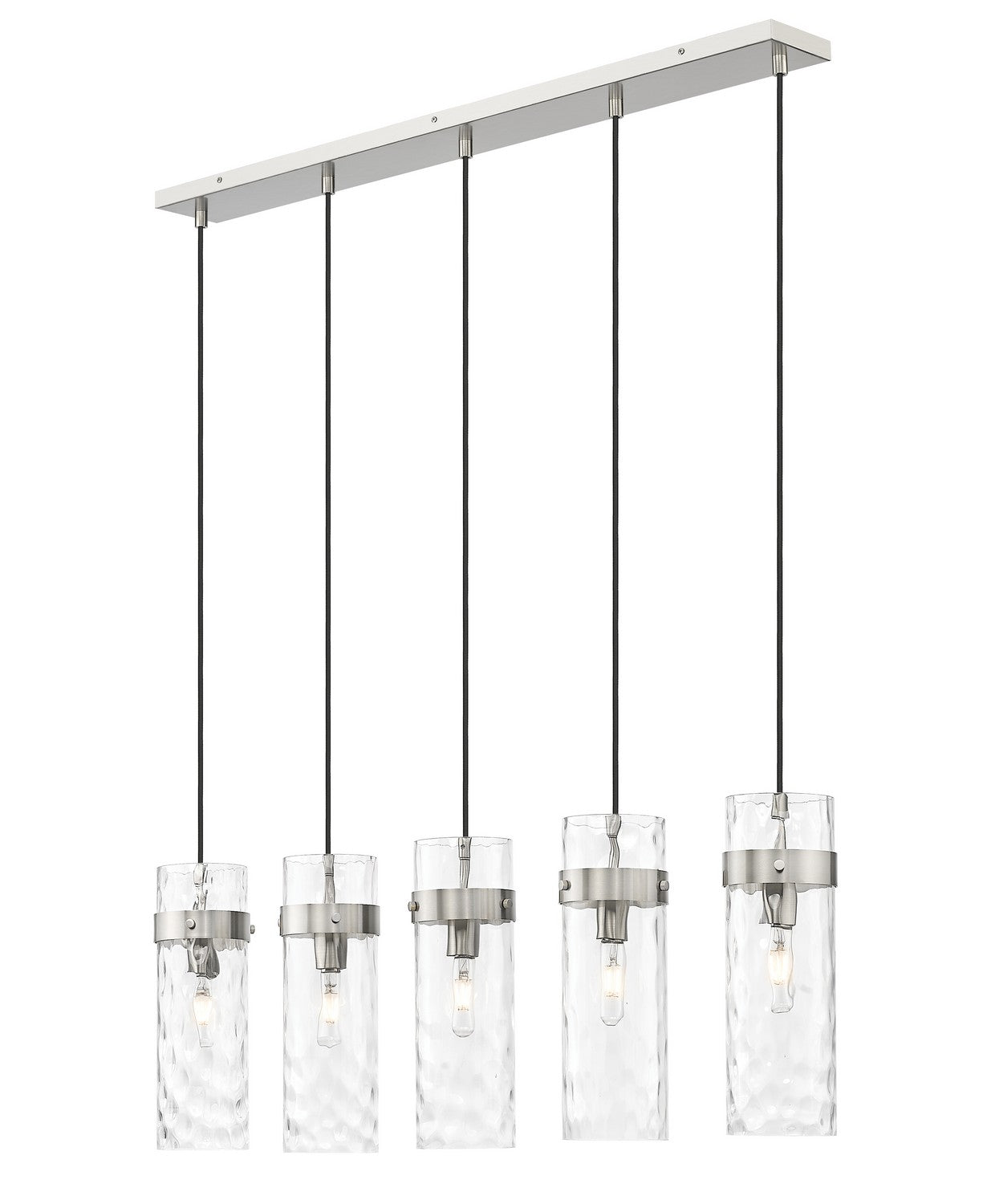 Z-Lite - 7002P5-5L-BN - Five Light Linear Chandelier - Fontaine - Brushed Nickel