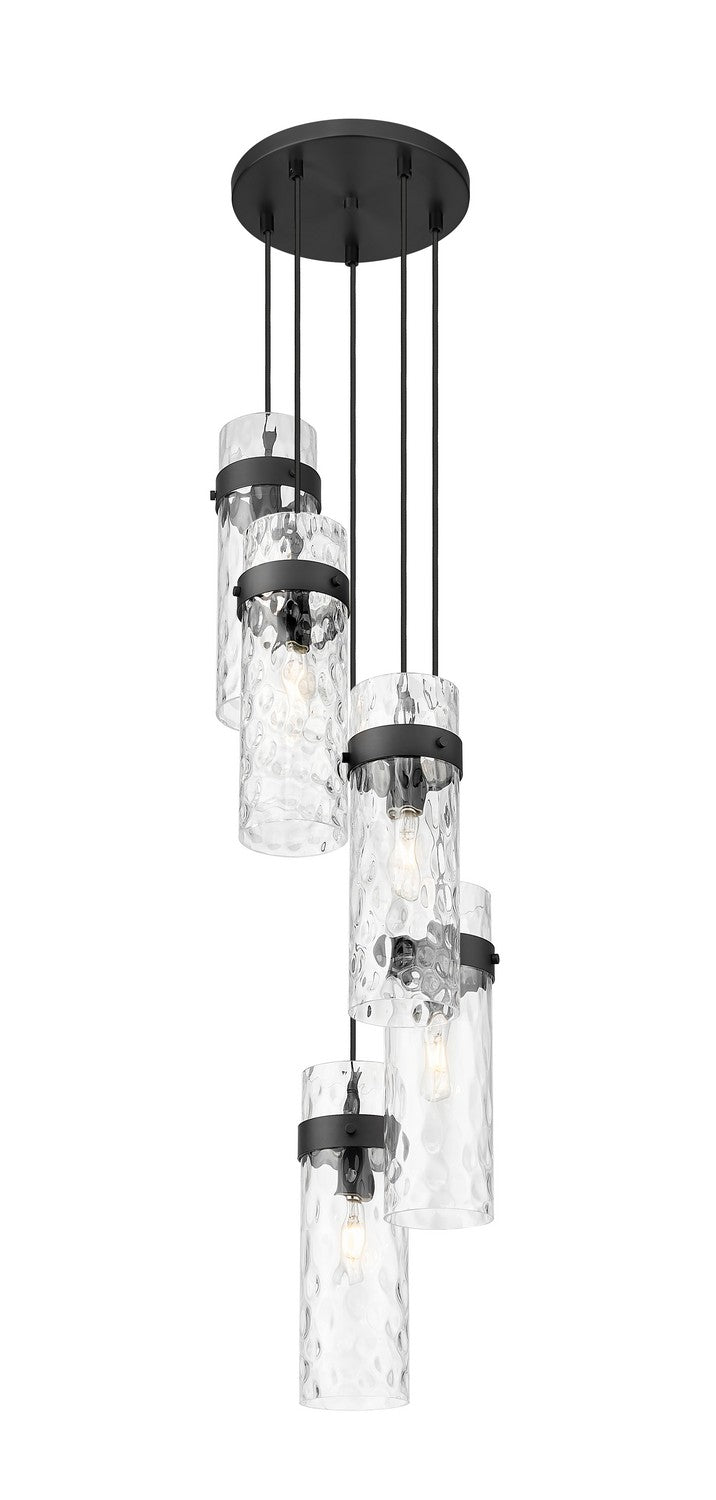 Z-Lite - 7002P5-5R-MB - Five Light Chandelier - Fontaine - Matte Black