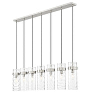 Z-Lite - 7002P5-7L-BN - Seven Light Linear Chandelier - Fontaine - Brushed Nickel