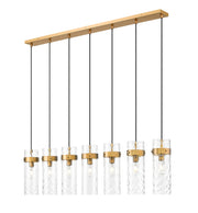 Z-Lite - 7002P5-7L-RB - Seven Light Linear Chandelier - Fontaine - Rubbed Brass